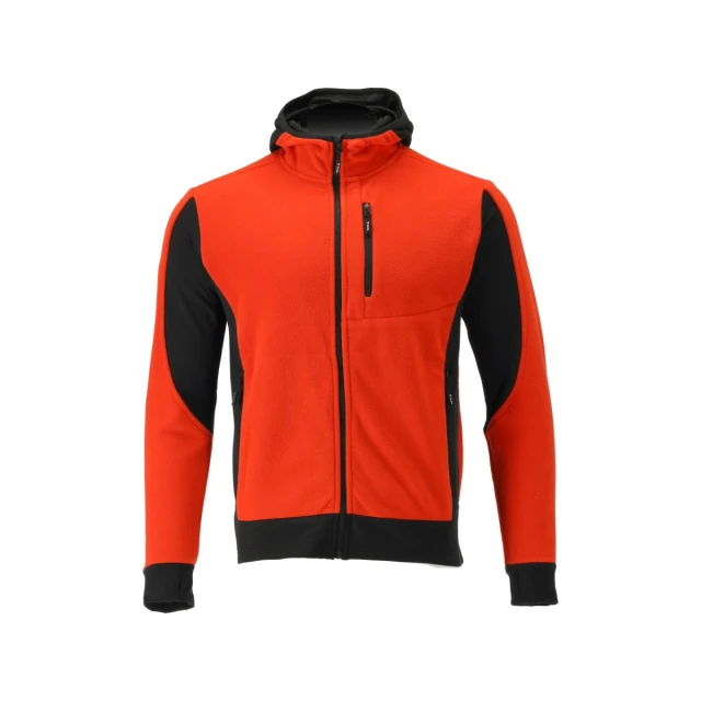 Толстовка флісова з капюшоном Yato Red M (5906083107764)