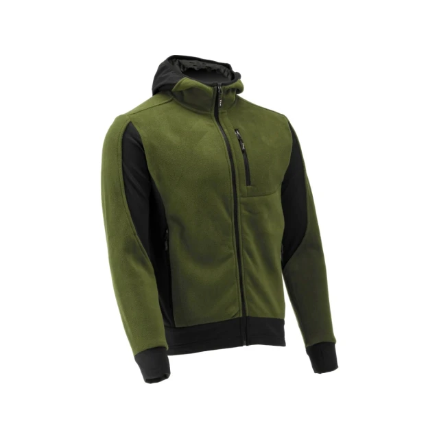 Флісова куртка з капюшоном розмір Yato M Green (5906083107825)