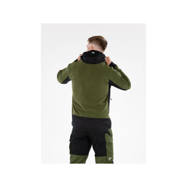 Флісова куртка з капюшоном розмір Yato M Green (5906083107825)