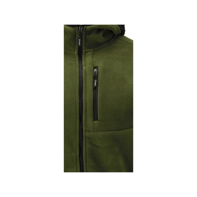Флісова куртка з капюшоном розмір Yato L Green (5906083107832)
