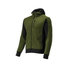 Флісова куртка з капюшоном розмір Yato 2XL Green (5906083107856)