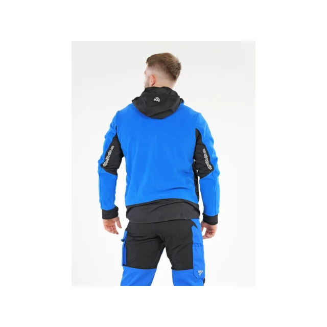 Флісова куртка з капюшоном розмір Yato M Blue (5906083107955)