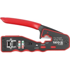 Кліщі для обтиску наскрізних роз'ємів Yato RJ45 (5906083108358)