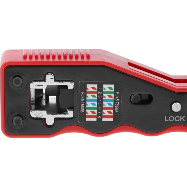 Кліщі для обтиску наскрізних роз'ємів Yato RJ45 (5906083108358)