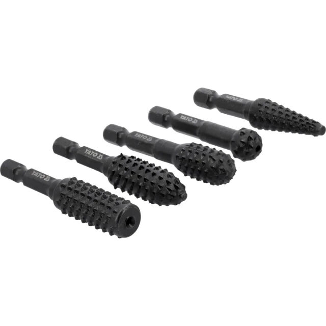 Набір фрез по дереву Yato 5 шт HEX (5906083108419)