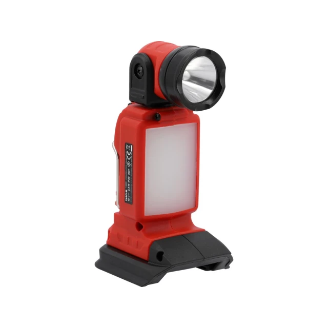 Ліхтарик Yato 2в1 18V 250 lm з рухомою головкою без акумулятора (5906083109218)