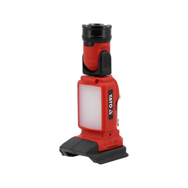 Ліхтарик Yato 2в1 18V 250 lm з рухомою головкою без акумулятора (5906083109218)