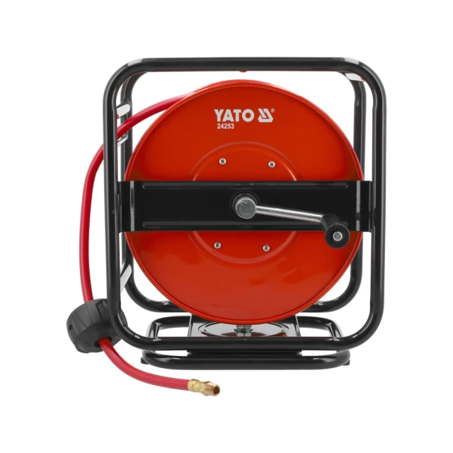 Шланг пневматичний Yato 8 мм x 30 м на котушці з ручним зміщенням (5906083109249)