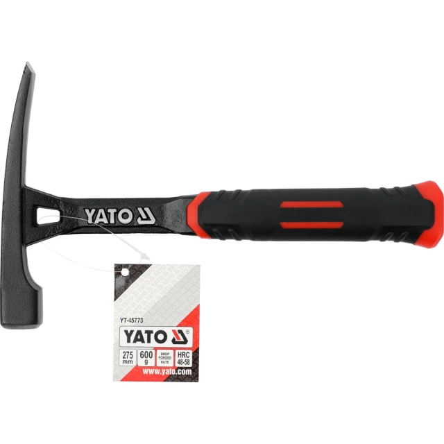 Молоток мулярський монолітний кований Yato 600 г (5906083112782)