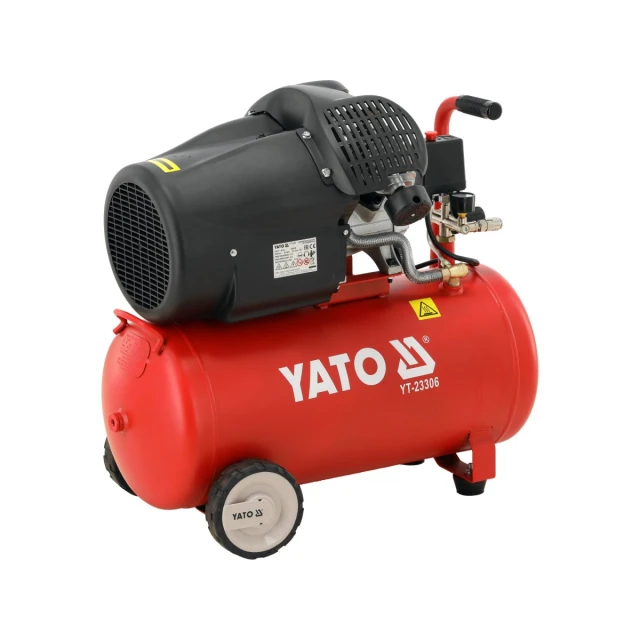 Компресор масляний Yato 50 л два циліндри (5906083113604)