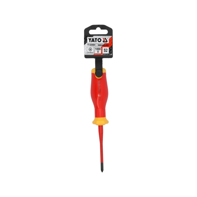 Викрутка ізольована Yato Extra Slim PH1x80 мм (5906083113864)
