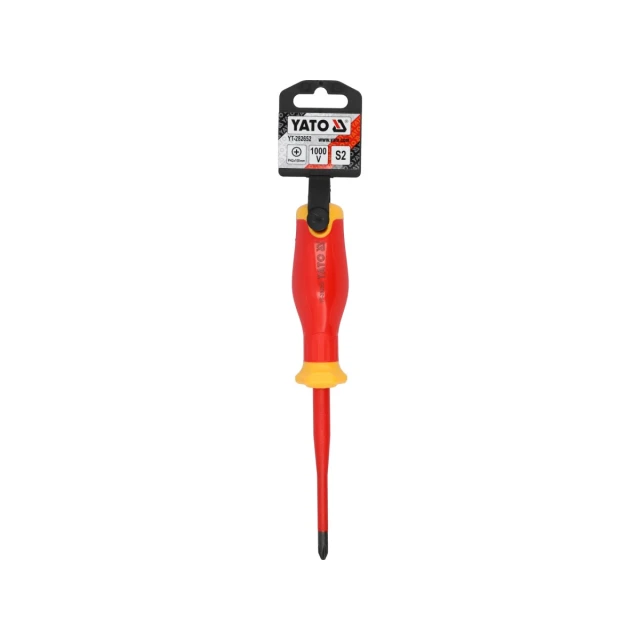 Отвертка изолированная Yato Extra Slim PH2x100 мм (5906083113871)