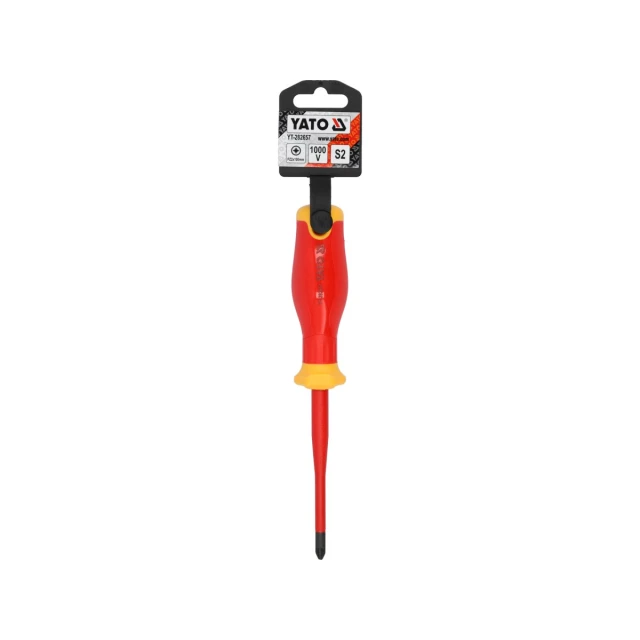 Викрутка ізольована Yato Extra Slim PZ2x100 мм (5906083113901)