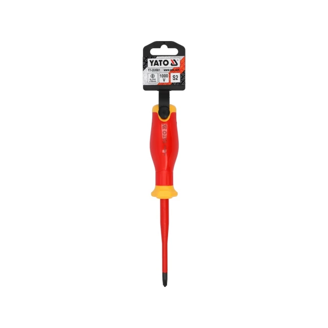 Викрутка ізольована Yato Extra Slim SL/PH2x100 мм (5906083113963)