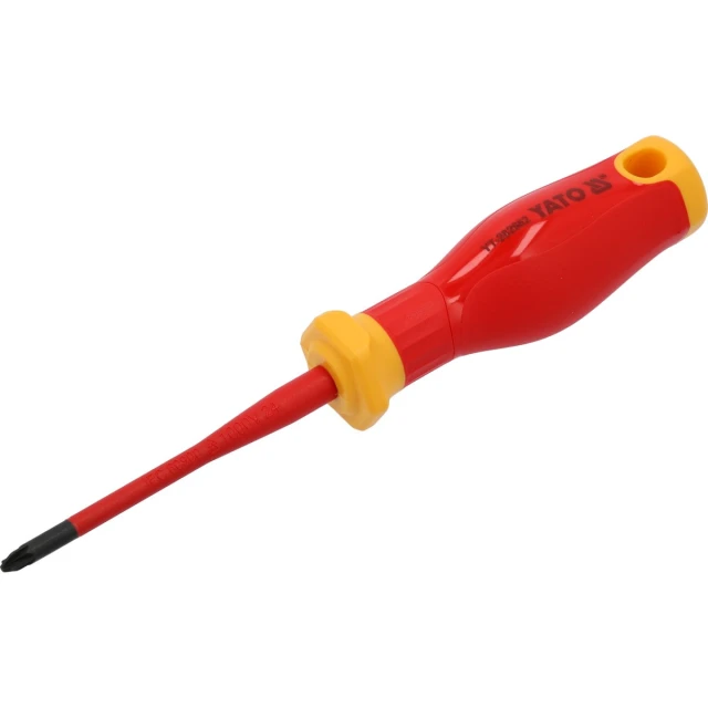 Викрутка ізольована Yato Extra Slim SL/PZ1x80 мм (5906083113970)
