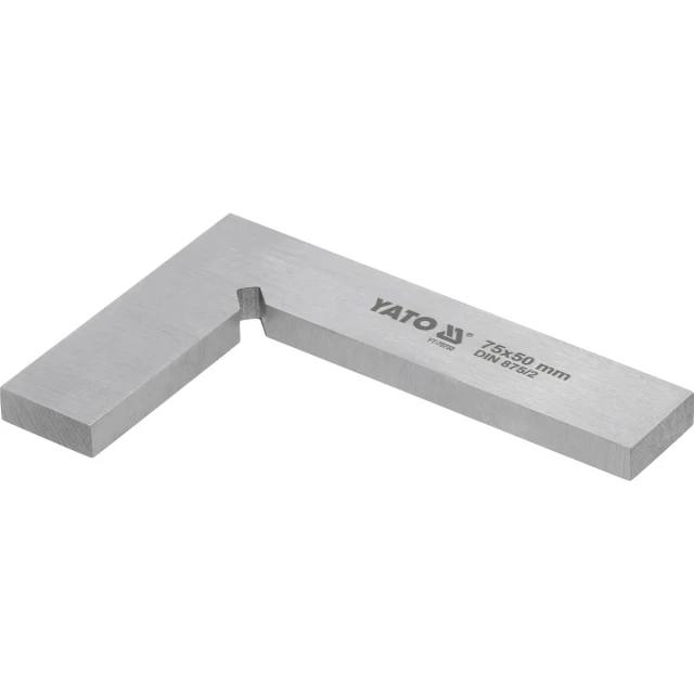 Кутник слюсарний Yato 75x50 мм клас II (5906083114014)