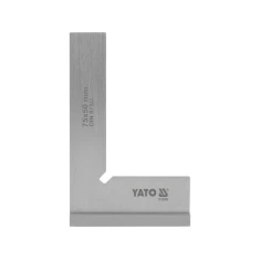 Кутник слюсарний з упором Yato 75x50 мм клас II (5906083114083)