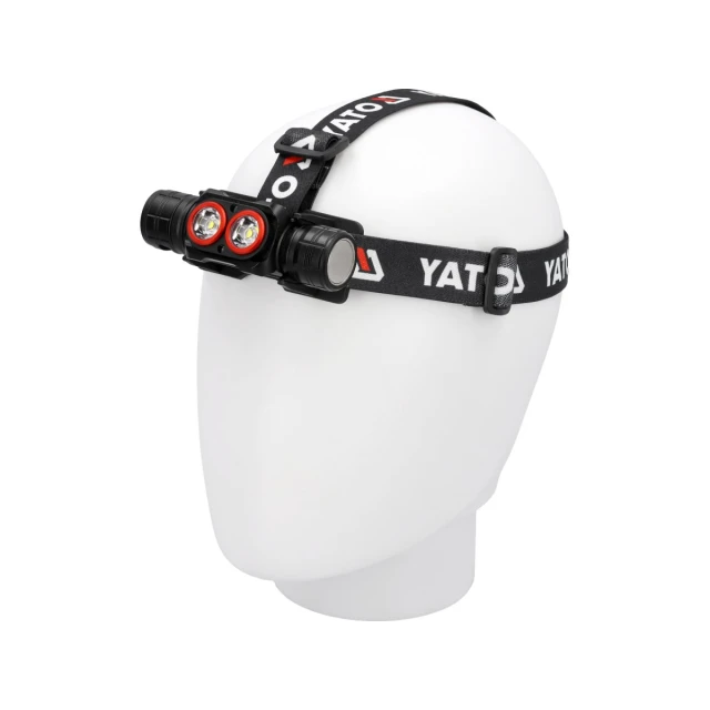 Ліхтарик налобний Yato 3000 lm акумуляторний (5906083114236)