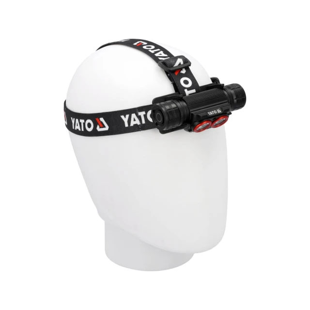 Ліхтарик налобний Yato 3000 lm акумуляторний (5906083114236)