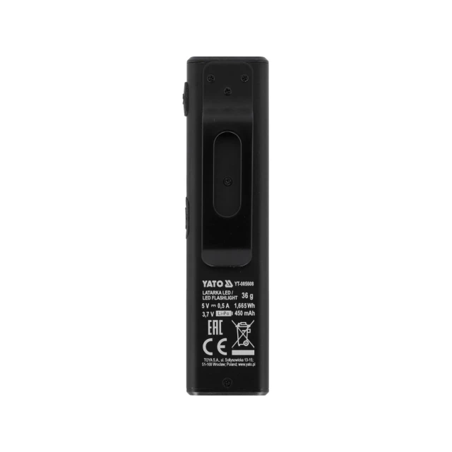 Ліхтар робочий Yato Mini Slim 500 лм (5906083114267)