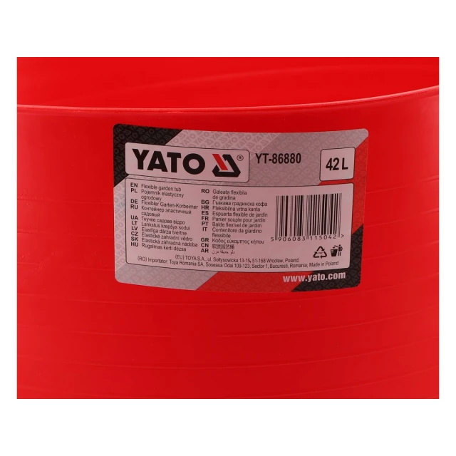 Відро гнучке садове Yato 42 л (5906083115042)