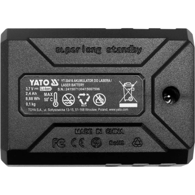 Акумулятор Yato для YT-30415 2400 mAh (5906083115677)