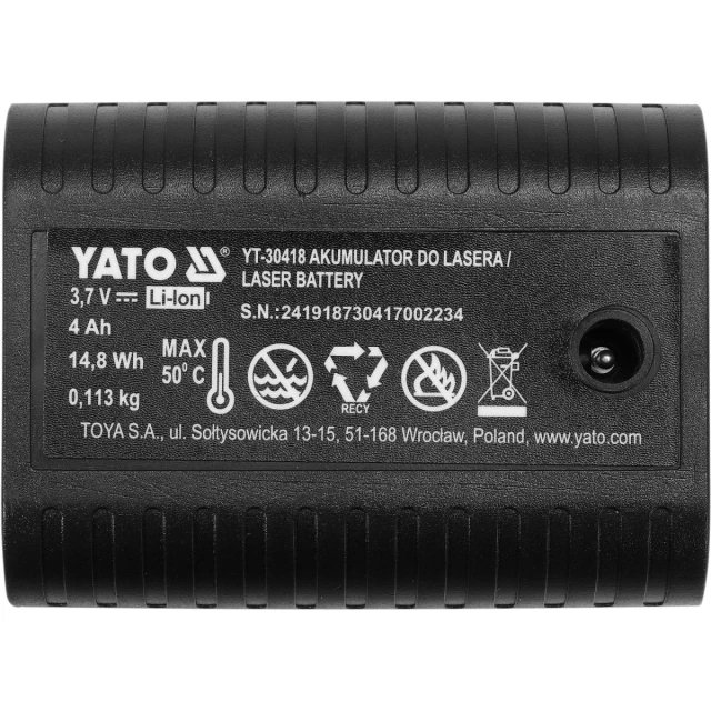 Аккумулятор Yato для YT-30417 4000 mAh (5906083115691)