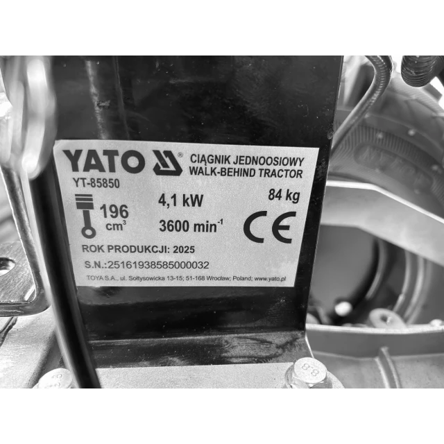 Мотоблок Yato 196 см³ (5906083115806)