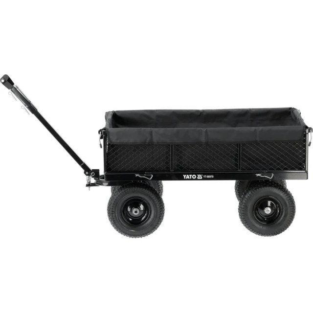 Садовий візок Yato XL 450 кг з чохлом колеса 13