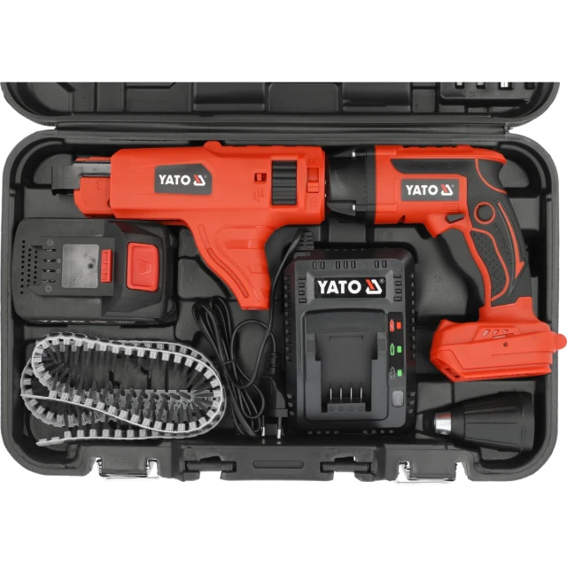 Шуруповерт стрічковий Yato 18 В акумулятор 4 Аг (5906083116933)
