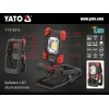 Прожектор Yato 20W LED 2000 lm портативний з затискачем (5906083117152)