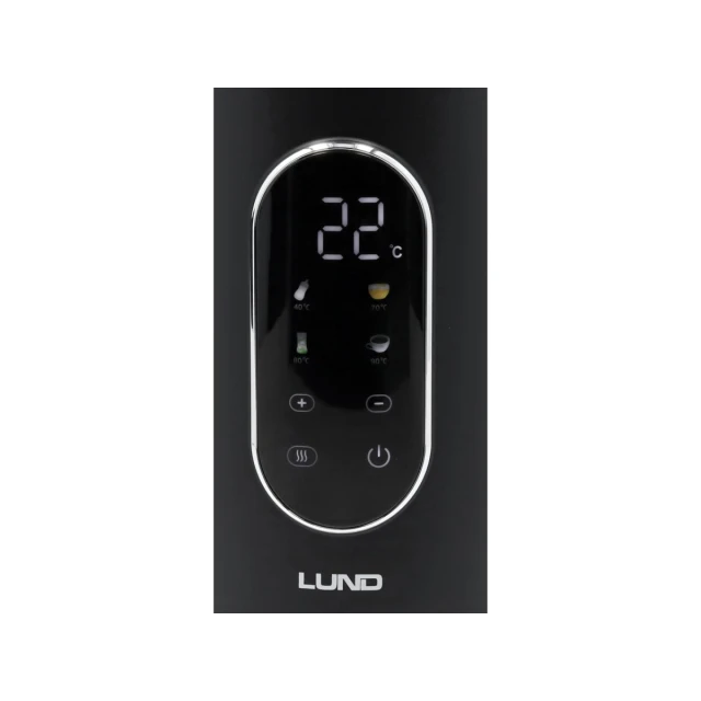 Электрочайник LUND 1,7 л с регулировкой температуры Black (5906083117817)