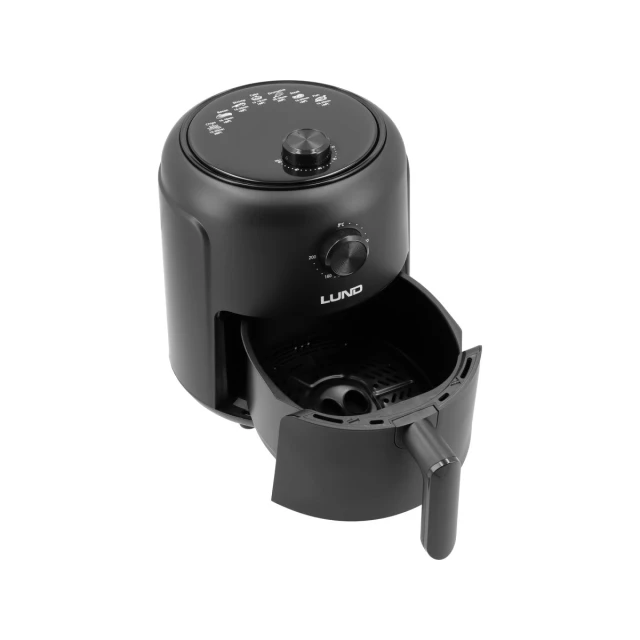 Аэрогриль LUND 1000 Вт 2,6 л Black (5906083117831)