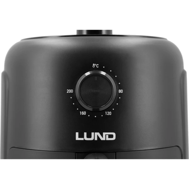 Аэрогриль LUND 1000 Вт 2,6 л Black (5906083117831)