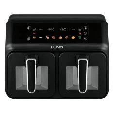 Аерогриль LUND 2200 Вт 4 л + 4 л Black (5906083117862)