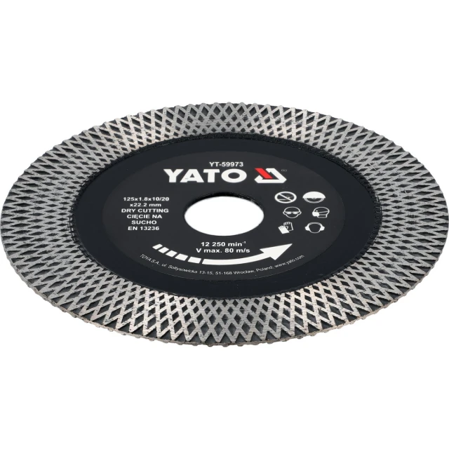 Диск для кераміки Yato 125 мм (5906083119361)