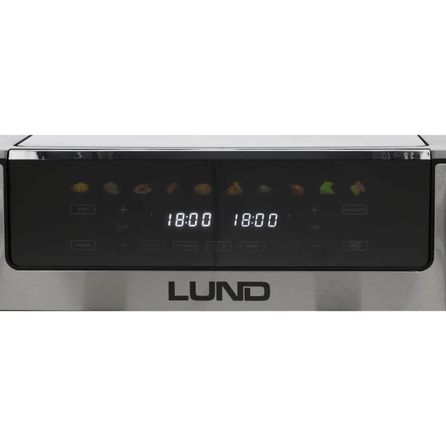 Аерогриль LUND 2600 Вт 10 л Black (5906083120718)
