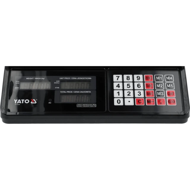 Ваги електронні Yato 40 кг / 5 г (5906083122507)
