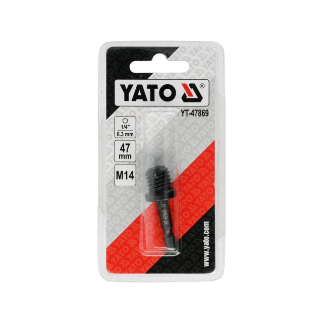 Адаптер з різьбленням Yato M14 HEX (5906083122538)