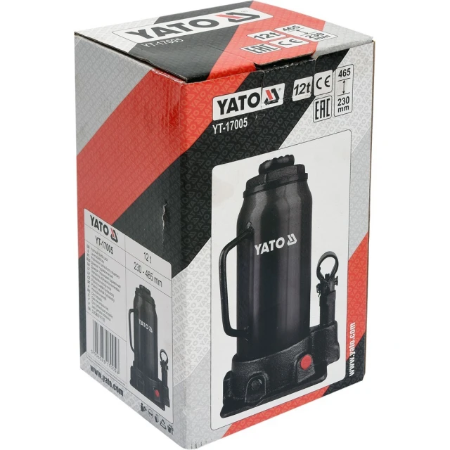 Домкрат гидравлический столбчиковый Yato 12 т (5906083170058)