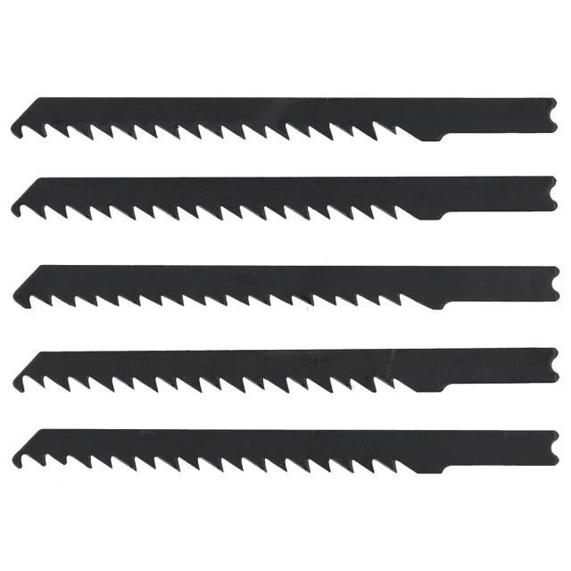 Полотно для лобзика тип Vorel Black&Decker для дерева 5 шт (5906083278303)