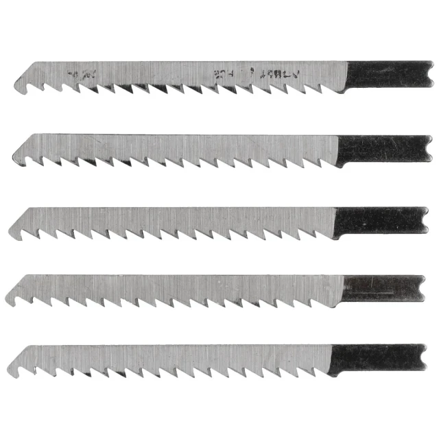 Полотно для лобзика тип Vorel Black&Decker для дерева і пластику 5 шт (5906083278310)