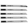 Полотно для лобзика тип Vorel Black&Decker для ламінату 5 шт (5906083278334)
