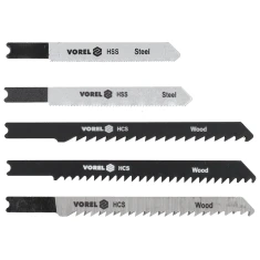 Полотно для лобзика тип Vorel Black&Decker універсальне 5 шт (5906083278341)