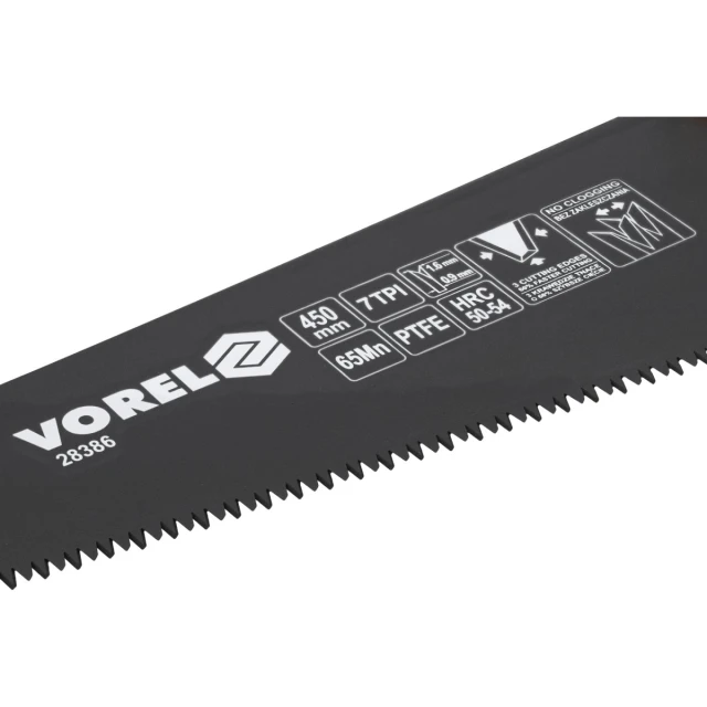 Пила столярная Vorel 450 мм PTFE (5906083283864)