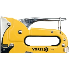 Степлер меблевий Vorel 4-8 мм металевий корпус (5906083710407)