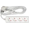 Подовжувач Vorel 4 розетки з заземленням 3 м White (5906083725050)