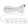 Подовжувач Vorel 5 розеток з заземленням 5 м White (5906083725104)
