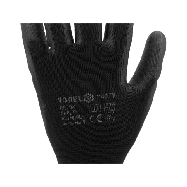 Рукавиці робочі Vorel GCPU0110B (5906083740800)