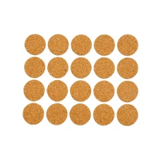 Накладки коркові Ø Vorel 20 мм 20 шт (5906083748028)